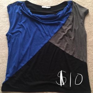 Multi Cowl Neck Shirt